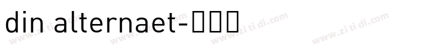 din alternaet字体转换